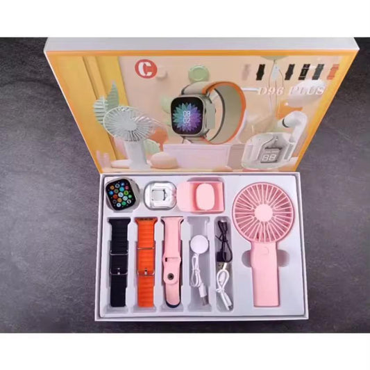 ⌚ Pack Smart Watch D96 Plus – Montre Connectée Multifonctionnelle + Accessoires 🎁