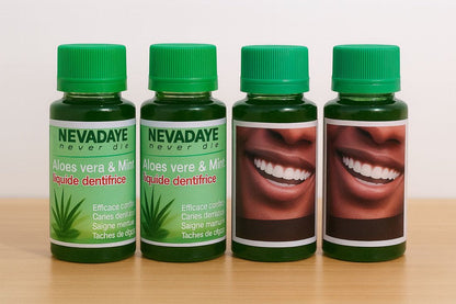 Liquide dentifrice contre la mauvaise haleine.