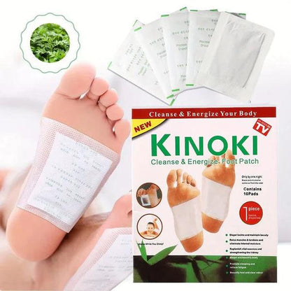 Patchs Kinoki pour Pieds – Rituel Détox & Bien-être de Nuit 🌿